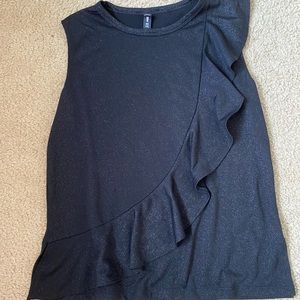 Black and gold blouse